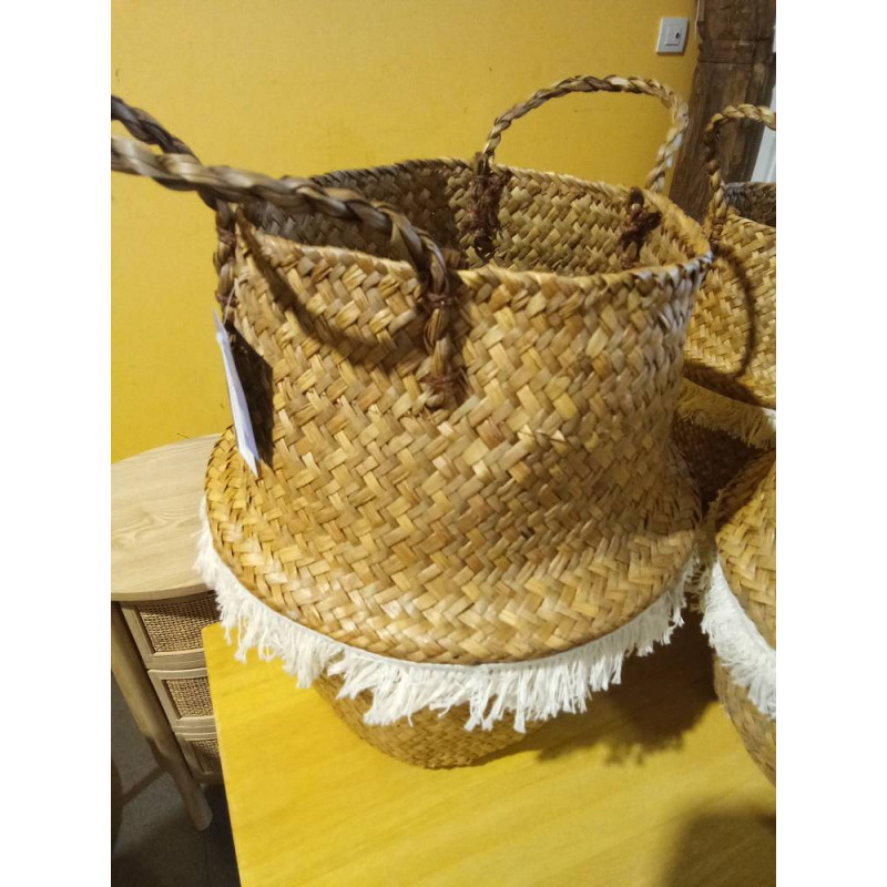 CESTA FIBRA 28X28X30 NATURAL