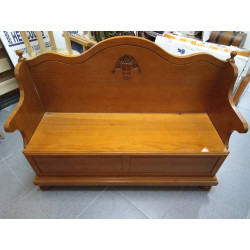 BANCO MADERA BAÚL 118X38X85CM