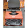 MÁQUINA ESCRIBIR VINTAGE NARANJA