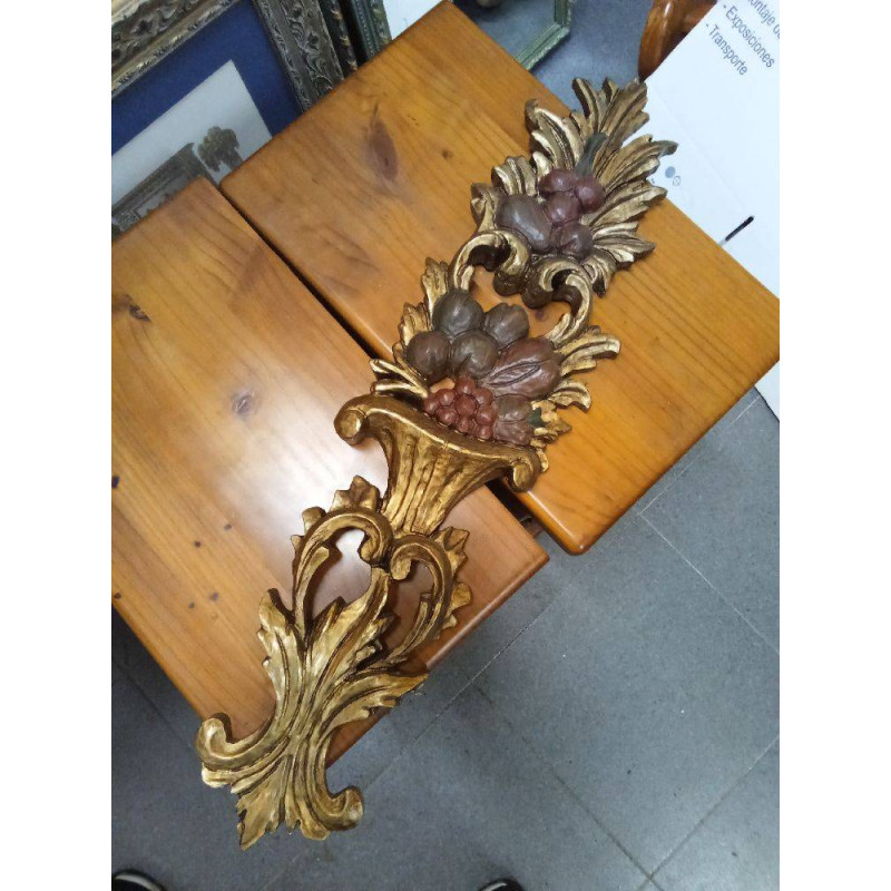 DECO PARED VEGETAL DORADA
