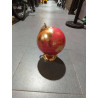 GLOBO TERRAQUEO ALUMINIO PVC 22X20X27 DORADO