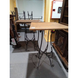MESA ALTA FORJA MADERA 