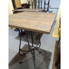 MESA ALTA FORJA MADERA 