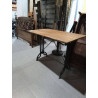 MESA RECTANGULAR FORJA Y MADERA