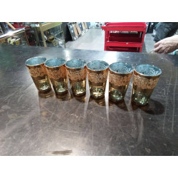 JUEGO 6 VASOS TE