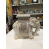 ELEFANTE CERAMICA VINTAGE PEDESTAL