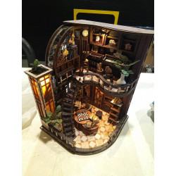LIBRERIA MINIATURA LUZ