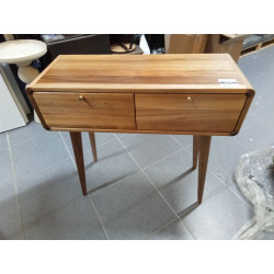 CONSOLA ACACIA METAL 84X32X79