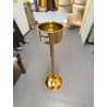 CHAMPANERA INOX 26X26X80 BRILLANTE DORADO