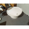 MESA CENTRO METAL 75X75X37 BLANCO