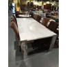 MESA DISEÑO MADERA ALUMINIO  108X247 