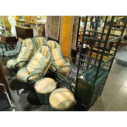 CONJUNTO BAMBU VERDE 8 PIEZAS 