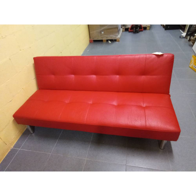 SOFA CAMA  CLIC CLAC ROJO 