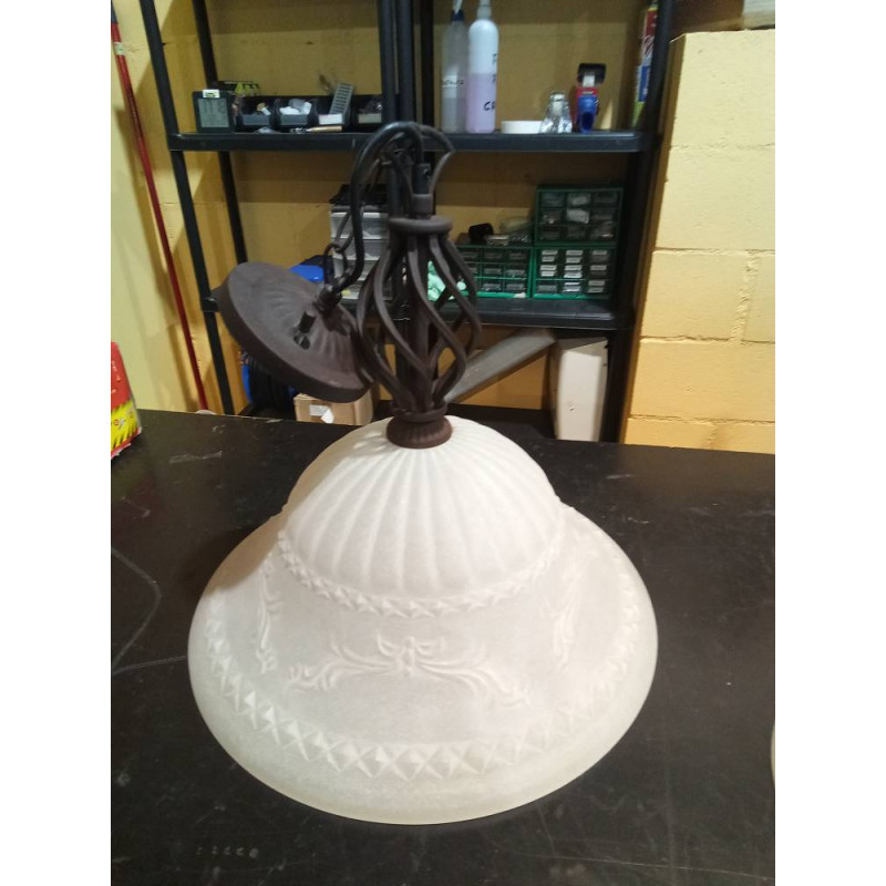 LAMPARA TULIPA TRABAJADA