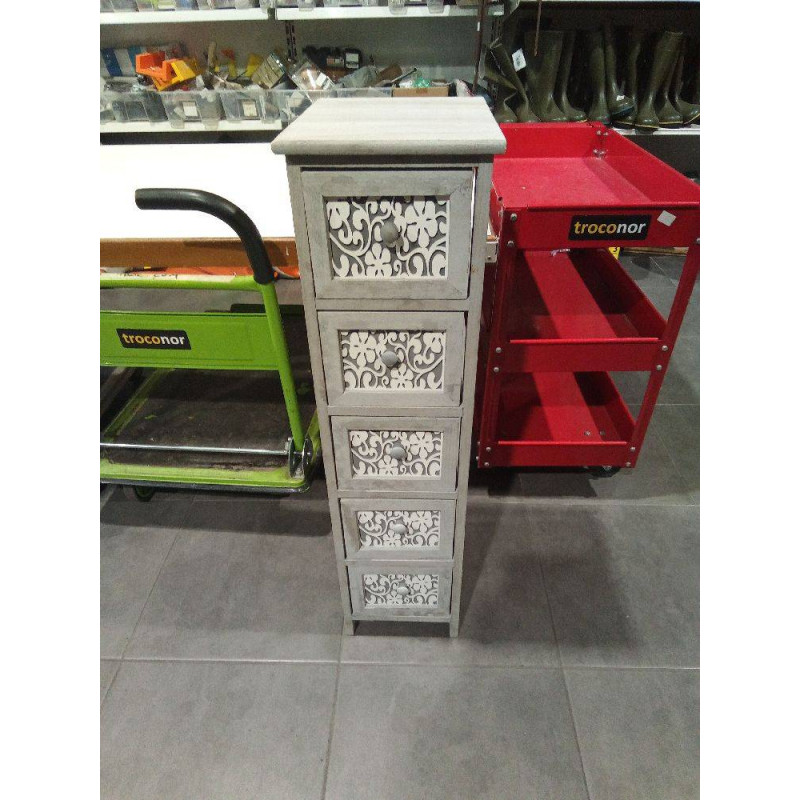 CAJONERA 5 CAJONES GRIS