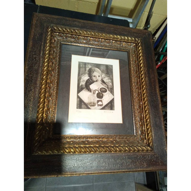 GRABADO OLIVER NUMERADO