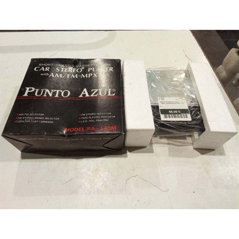 RADIO COCHE ANTIGUA PUNTO AZUL (NUEVA A ESTRENAR)