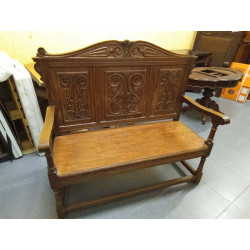 BANCO MADERA RESPALDO ALTO