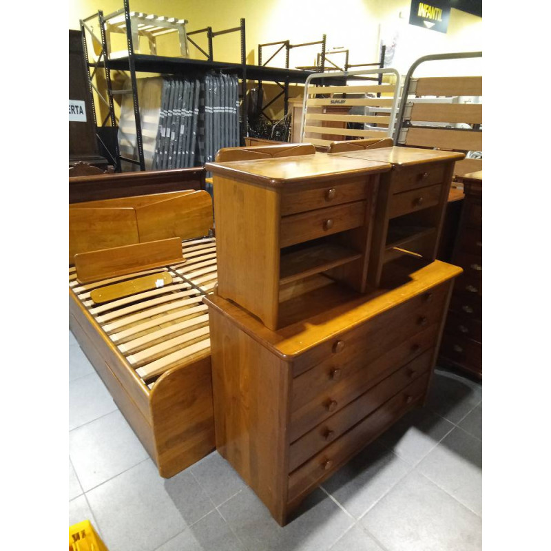 DORMITORIO CERNE COMPLETO CAMA 150 X200 CM
