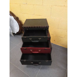 CAJONERA MALETAS MADERA VINILO