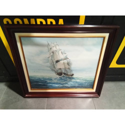 CUADRO VELERO ÓLEO 
