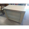 MESA TV GRIS RUEDAS TAPA GIRATORIA