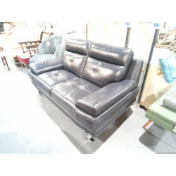 SOFA DISEÑO 2 PLAZAS PIEL...