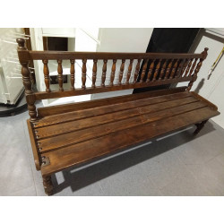 BANCO DE MADERA TORNEADO...