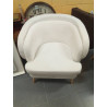BUTACA POLIESTER MADERA BLANCA 91X80X78