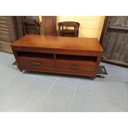 MUEBLE BAJO TV CON 2 CAJONES