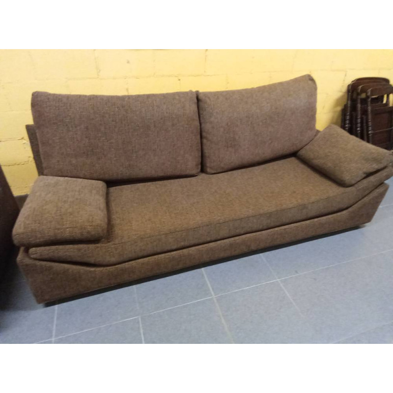 SOFA 3 PLAZAS MARRON