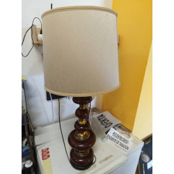 LAMPARA SOBREMESA MADERA