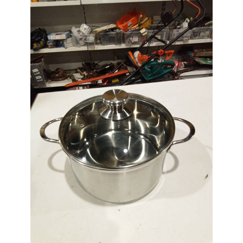 OLLA DE ACERO 25CM  NO INDUCCION