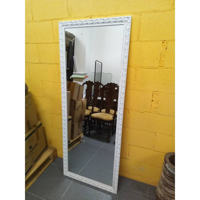 ESPEJO VESTIDOR BLANCO