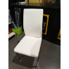SILLA BLANCA POLIPIEL