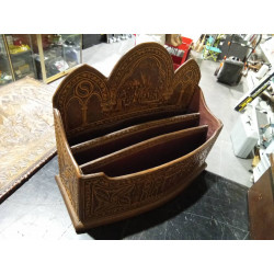 SOPORTE CARTAS PIEL