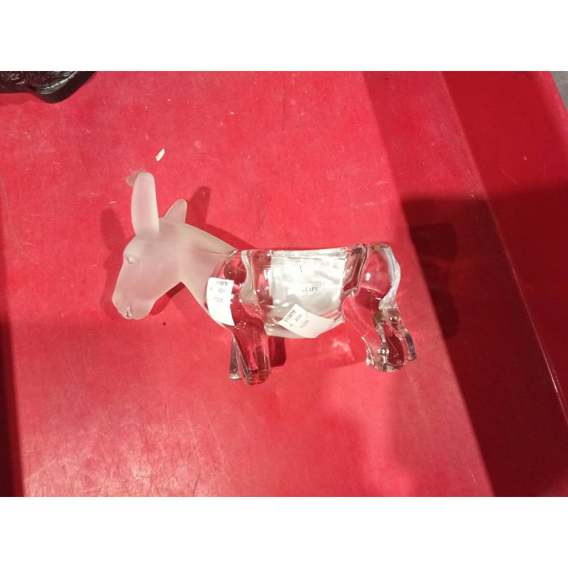 BURRO CRISTAL PLATA