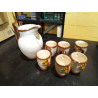 JARRA CON 6 VASOS