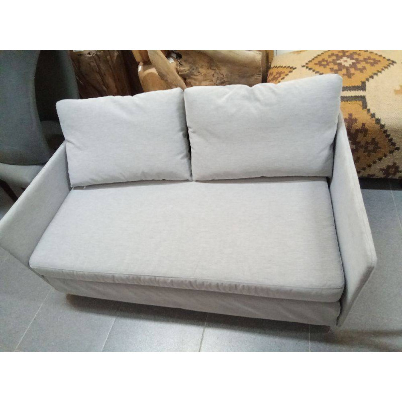 SOFA 2 PLAZAS GRIS