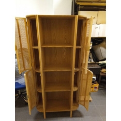 ESTANTERIA RATAN 88X36X180 NATURAL