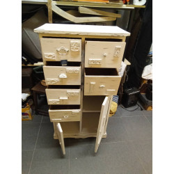 CAJONERA MADERA 69X38X130 BLANCO