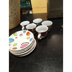 TAZAS CAFE X6