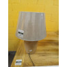 LAMPARA SOBREMESA LATON MADERA NATURAL