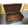 BAÚL MADERA MARQUETERÍA CON BANDEJA INTERIOR