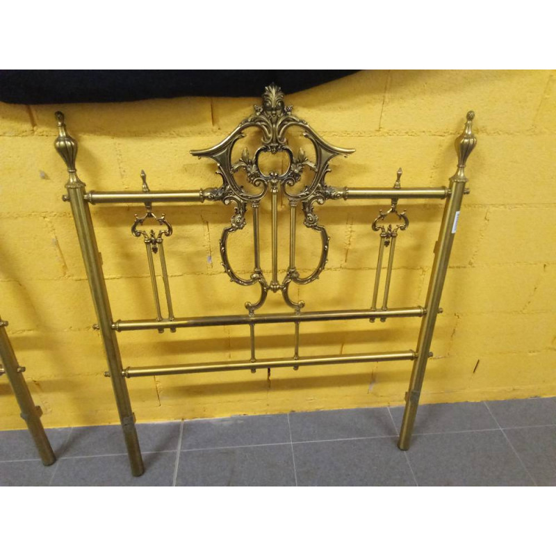 CABECERO ANTIGUO 90 LATÓN DORADO