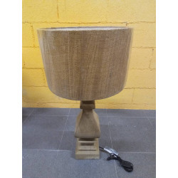 LAMPARA SOBREMESA MADERA...