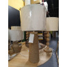 LAMPARA SOBREMESA CUERDA DOLOMITE MARRON